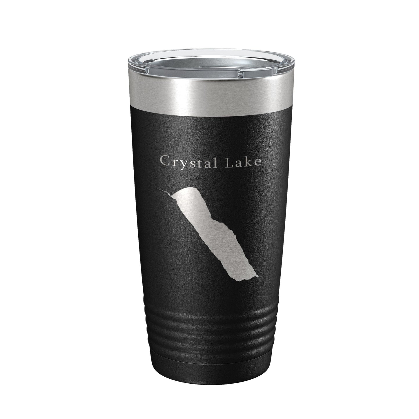 Crystal Lake Map Tumbler Travel Mug Insulated Laser Engraved Coffee Cup Vermont 20 oz-5