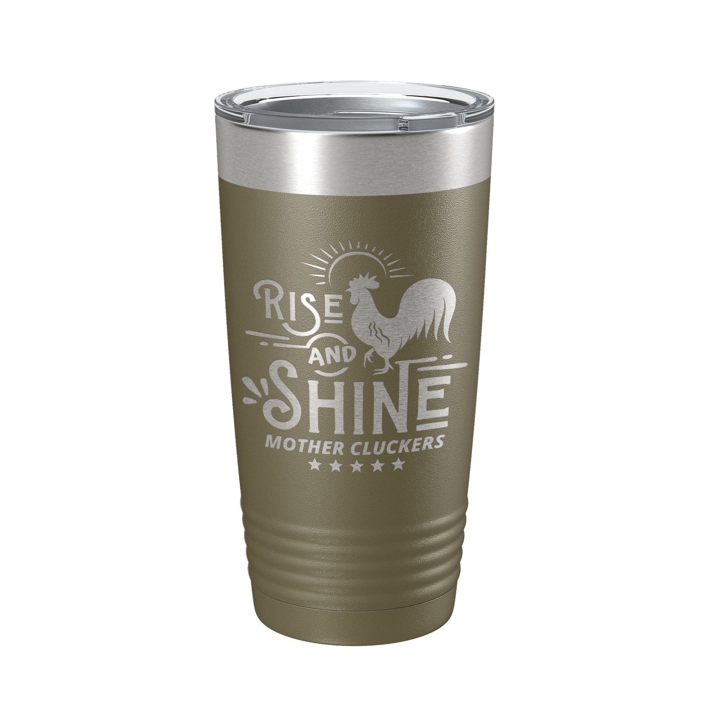 Rise And Shine Mother Cluckers Tumbler Funny Travel Mug Gift Insulated Laser Engraved Coffee Cup 20 oz-21