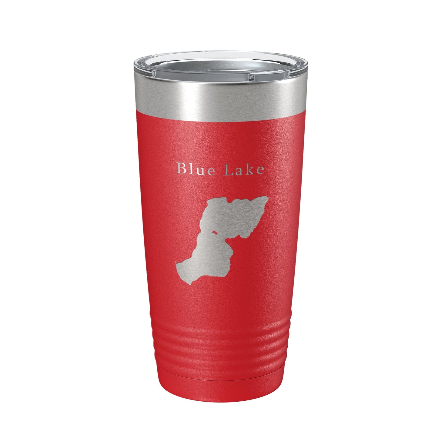 Blue Lake Map Tumbler Travel Mug Insulated Laser Engraved Coffee Cup Colorado 20 oz-10