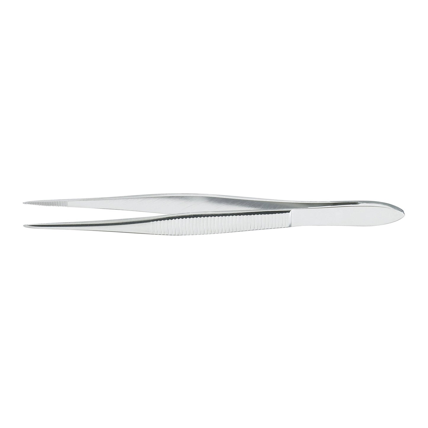 Splinter Forceps McKesson Argent™ 4-1/2 Inch Length OR / Surgical Grade German Stainless Steel NonSterile NonLocking Thumb Handle Straight Pointed Tips