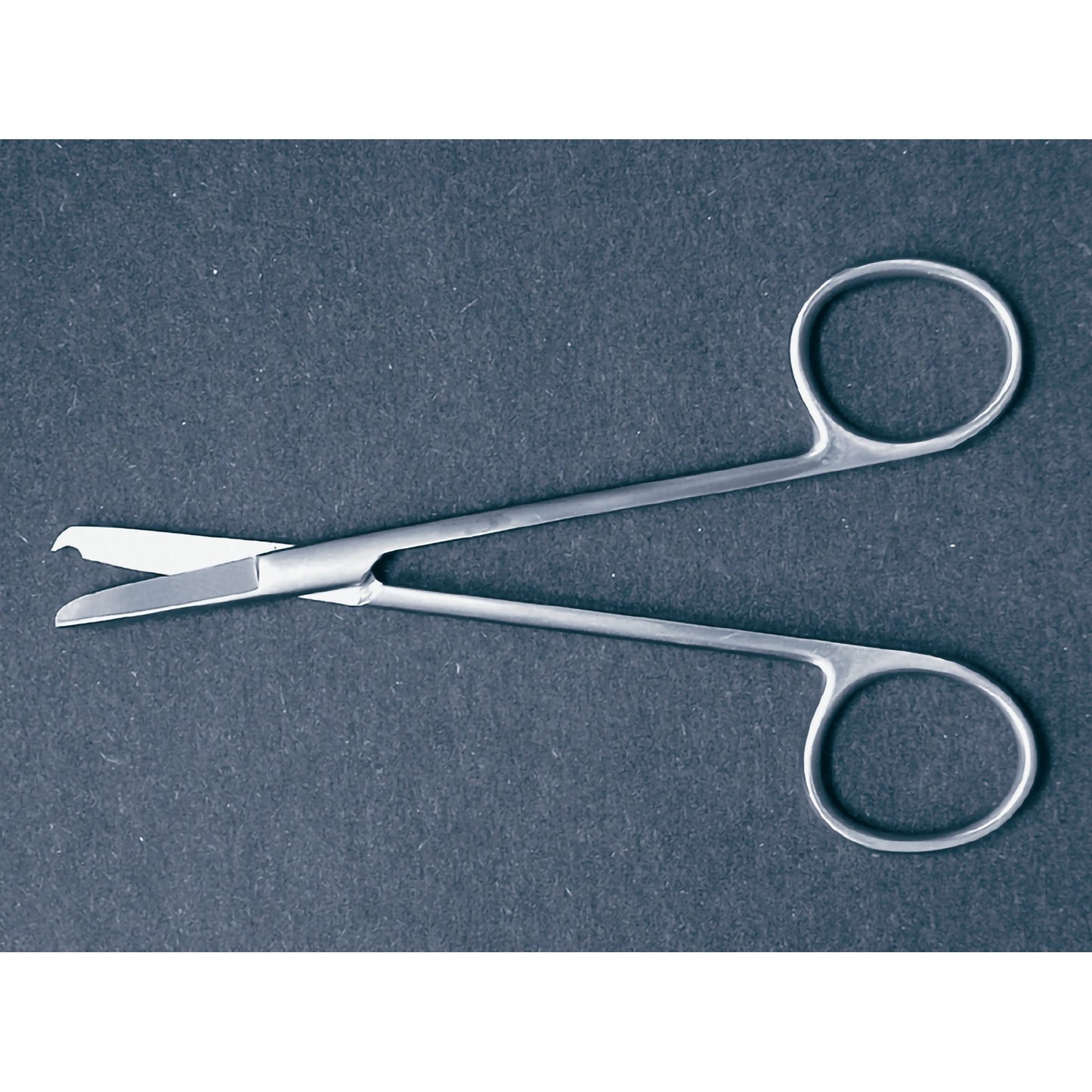 Stitch Scissors McKesson Littauer 5-1/2 Inch Length Office Grade Stainless Steel NonSterile Finger Ring Handle Straight Blunt Tip / Blunt Tip