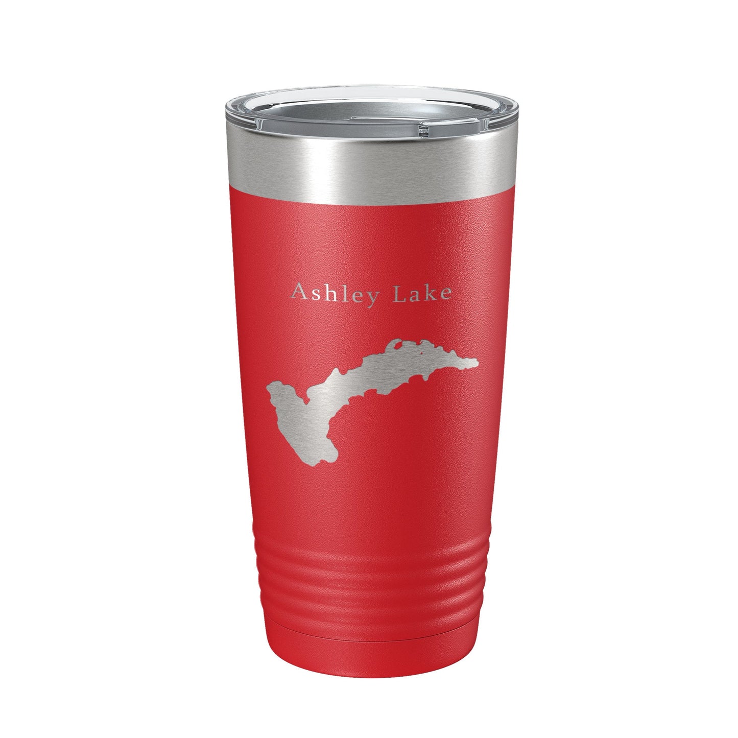 Ashley Lake Map Tumbler Travel Mug Insulated Laser Engraved Coffee Cup Montana 20 oz-10