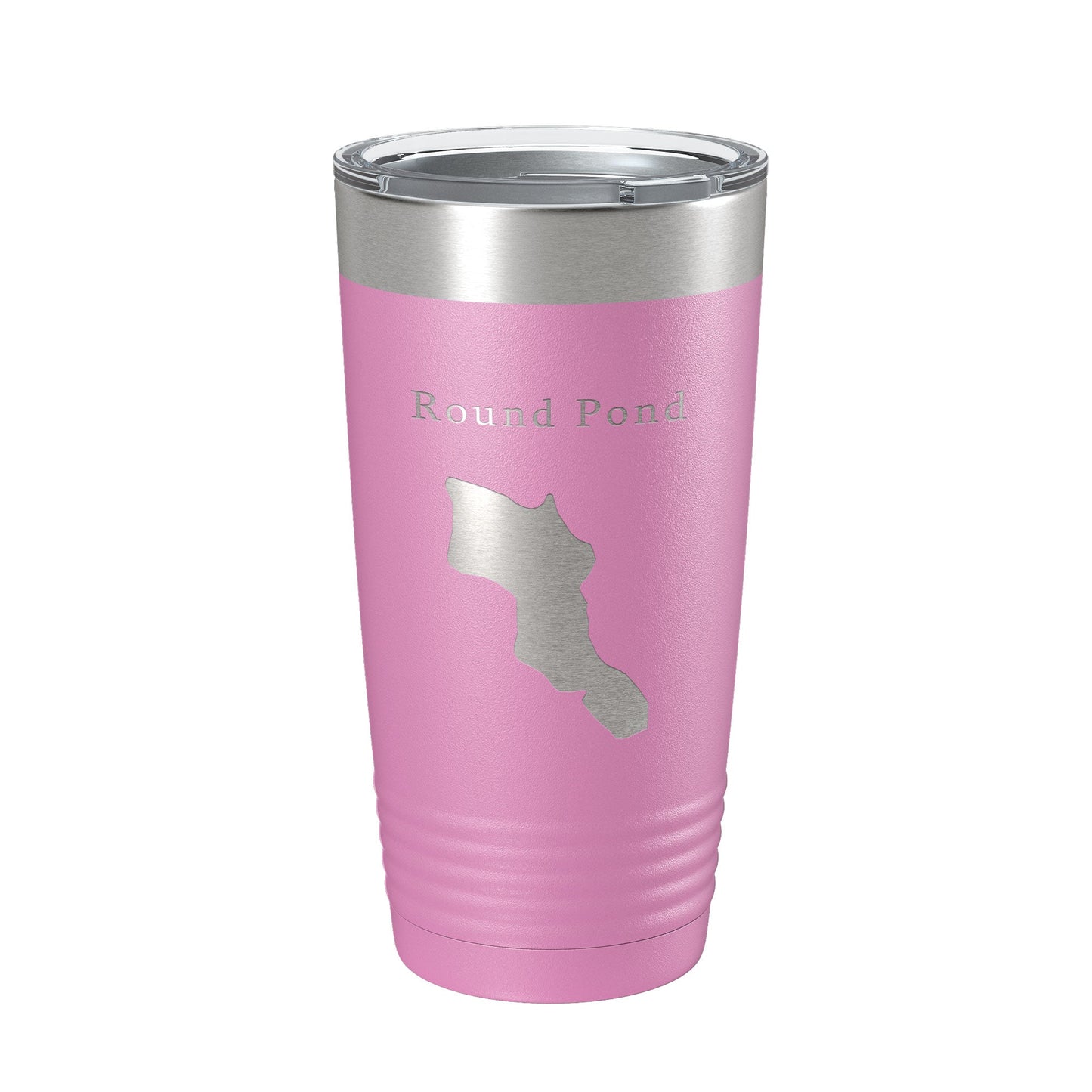 Round Pond Tumbler Lake Map Travel Mug Insulated Laser Engraved Coffee Cup Acadia Maine 20 oz-14