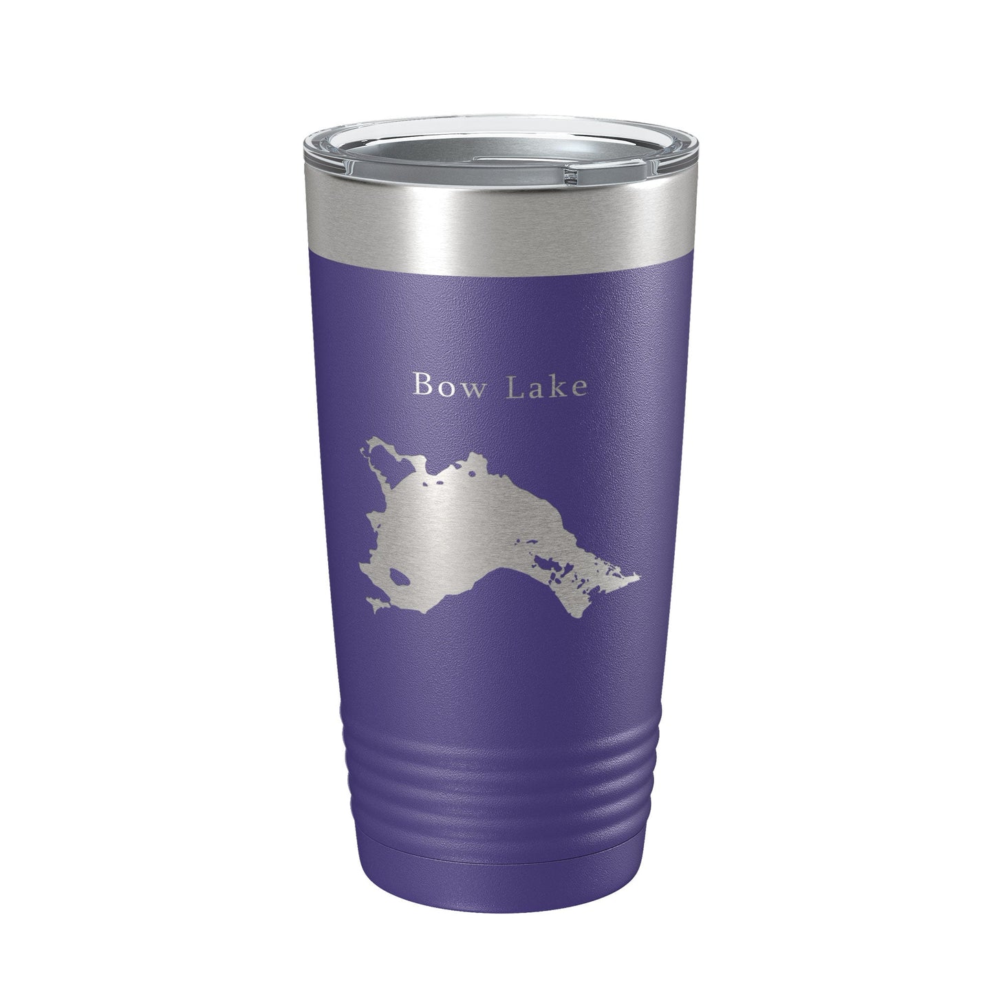 Bow Lake Map Tumbler Travel Mug Insulated Laser Engraved Coffee Cup New Hampshire 20 oz-15