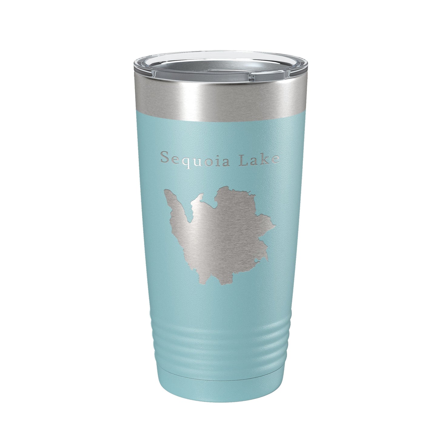 Sequoia Lake Map Tumbler Travel Mug Insulated Laser Engraved Coffee Cup California 20 oz-13