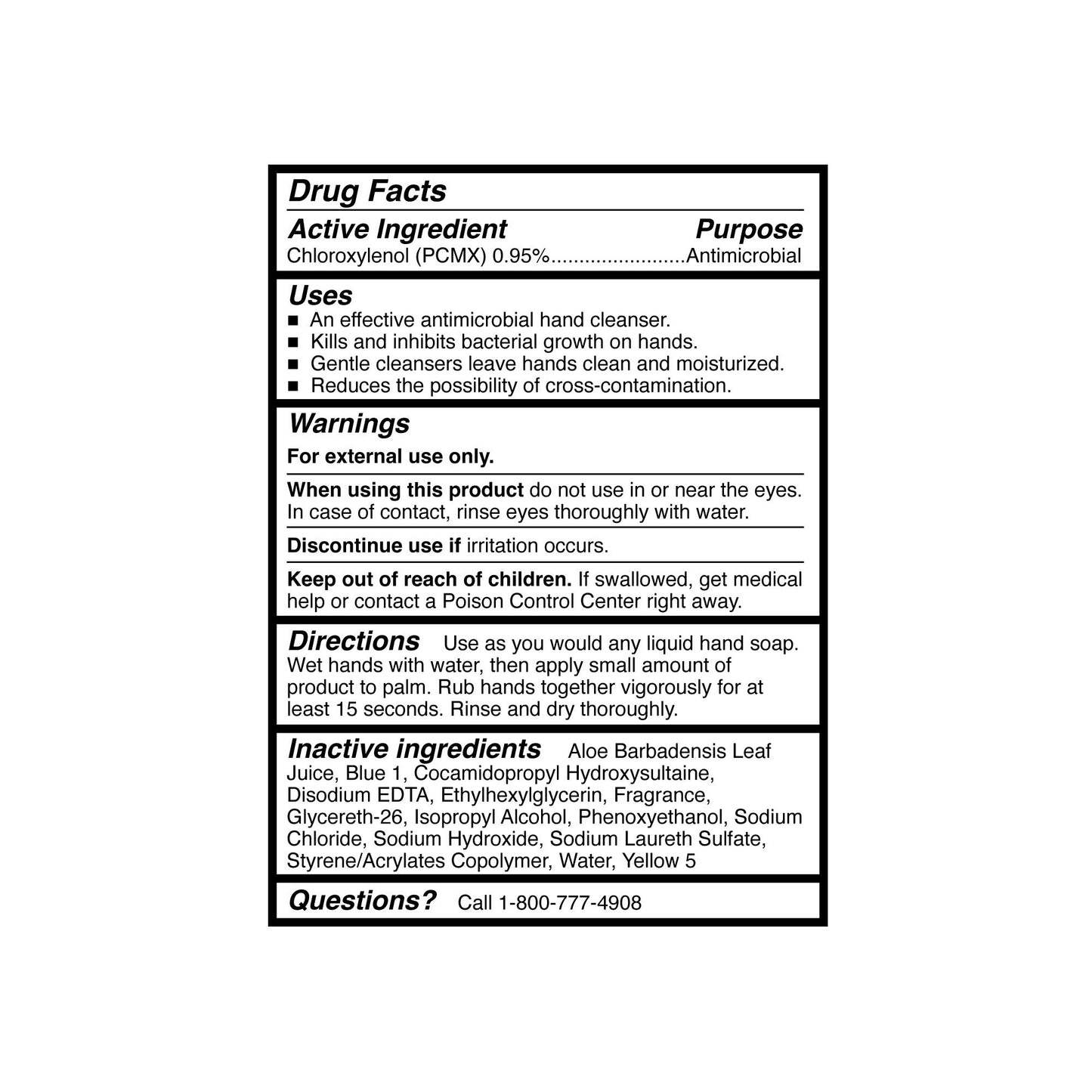 Antimicrobial Soap McKesson Lotion 800 mL Dispenser Refill Bag Herbal Scent