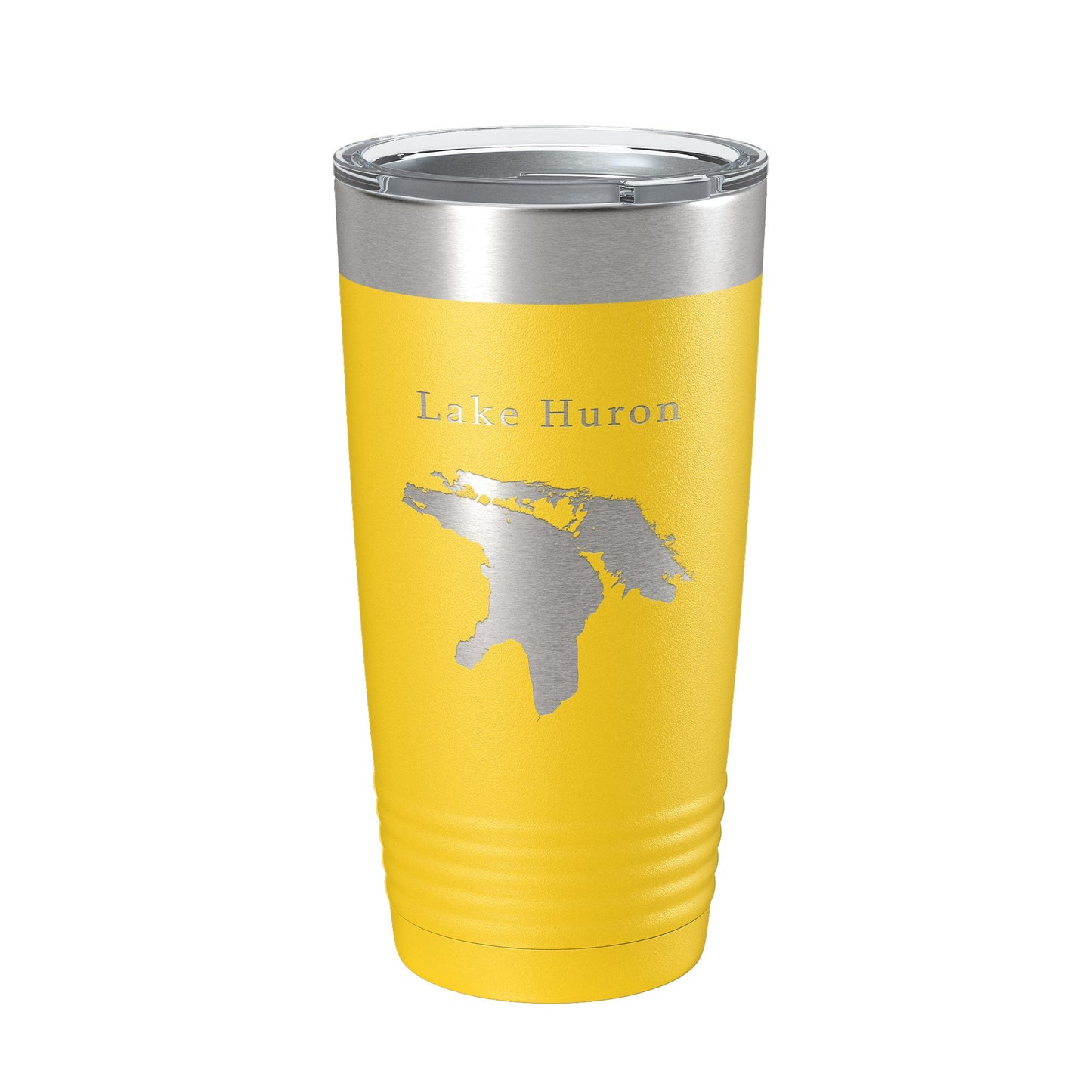 Lake Huron Map Tumbler Travel Mug Insulated Laser Engraved Coffee Cup Michigan Ontario 20 oz-19