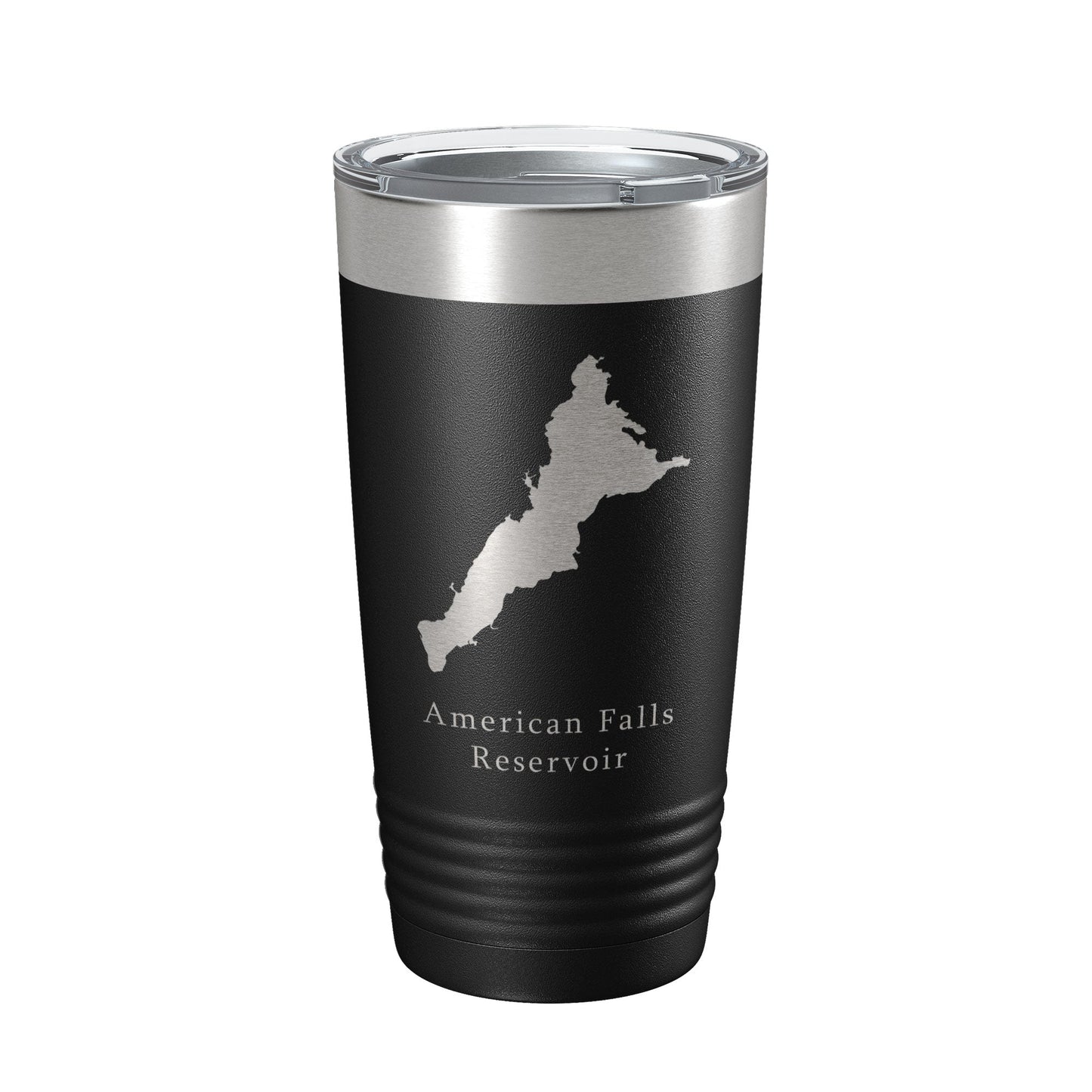 American Falls Reservoir Tumbler Lake Map Travel Mug Insulated Laser Engraved Coffee Cup Snake River Idaho 20 oz-5