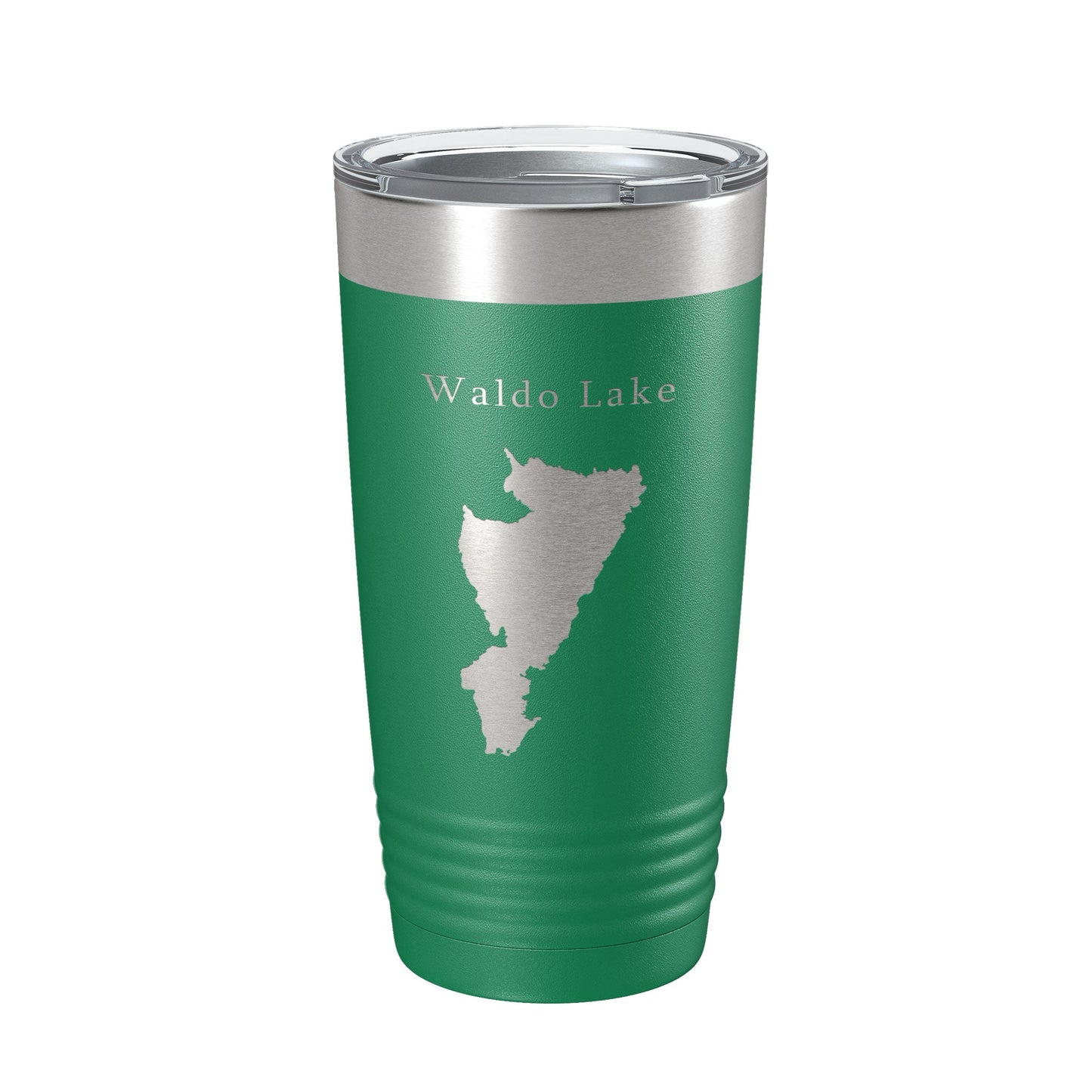 Waldo Lake Map Tumbler Travel Mug Insulated Laser Engraved Coffee Cup Oregon 20 oz-9