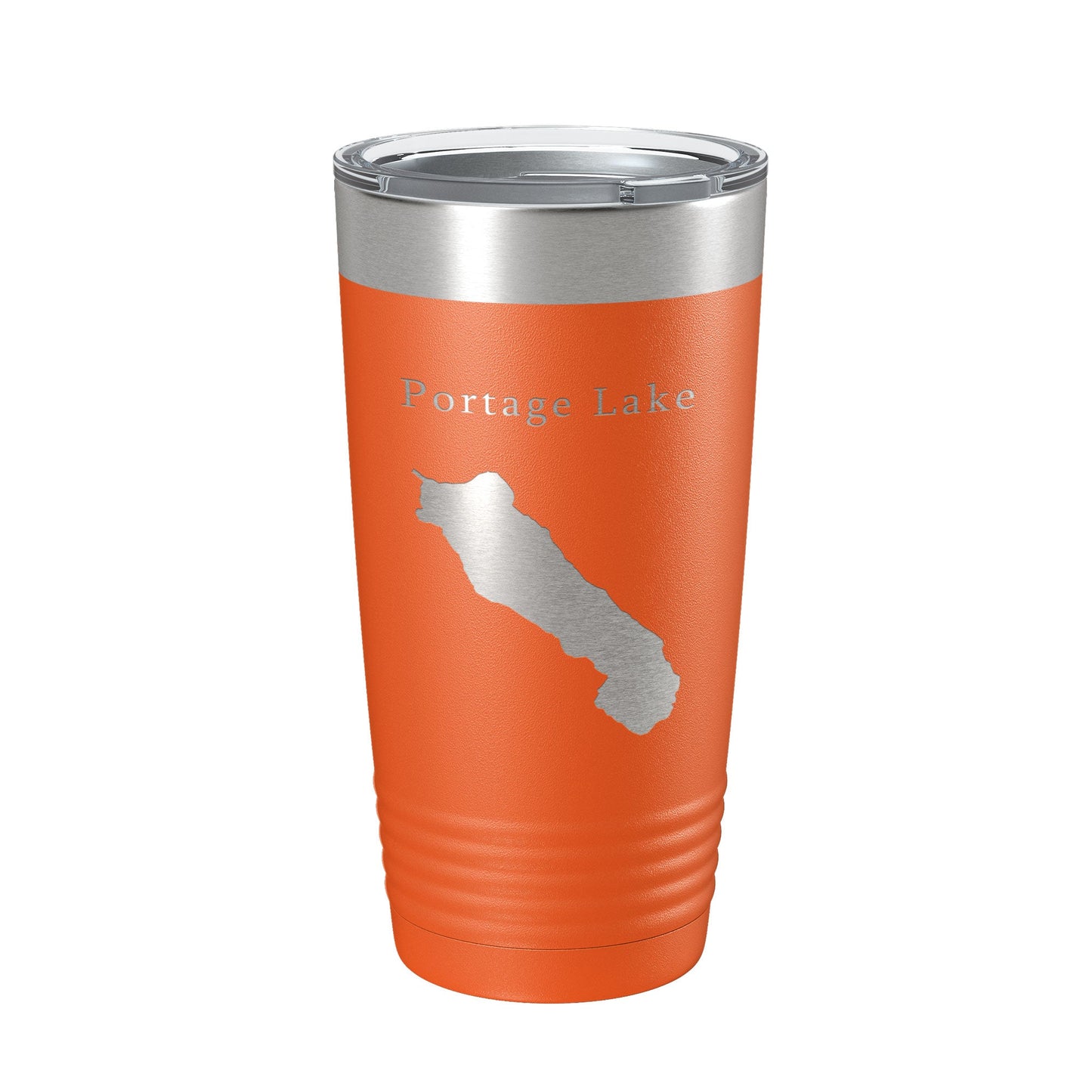 Portage Lake Map Tumbler Travel Mug Insulated Laser Engraved Coffee Cup Alaska 20 oz-17