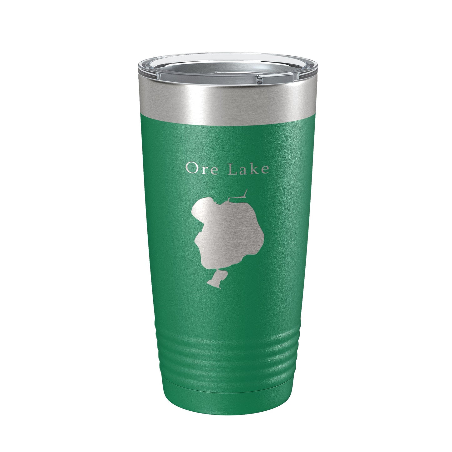 Ore Lake Map Tumbler Travel Mug Insulated Laser Engraved Coffee Cup Huron River Chain of Lakes Michigan 20 oz-9