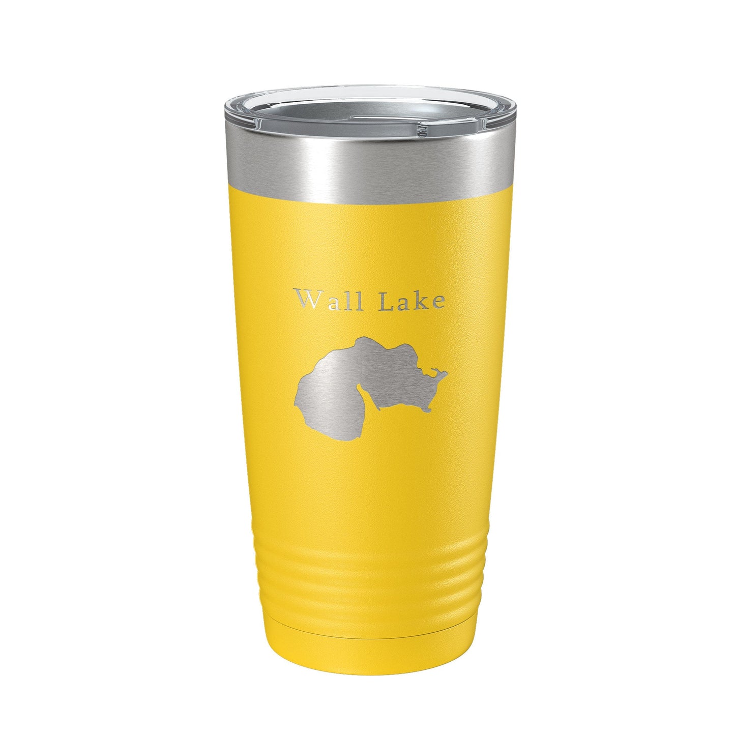 Wall Lake Map Tumbler Travel Mug Insulated Laser Engraved Coffee Cup Michigan 20 oz-4