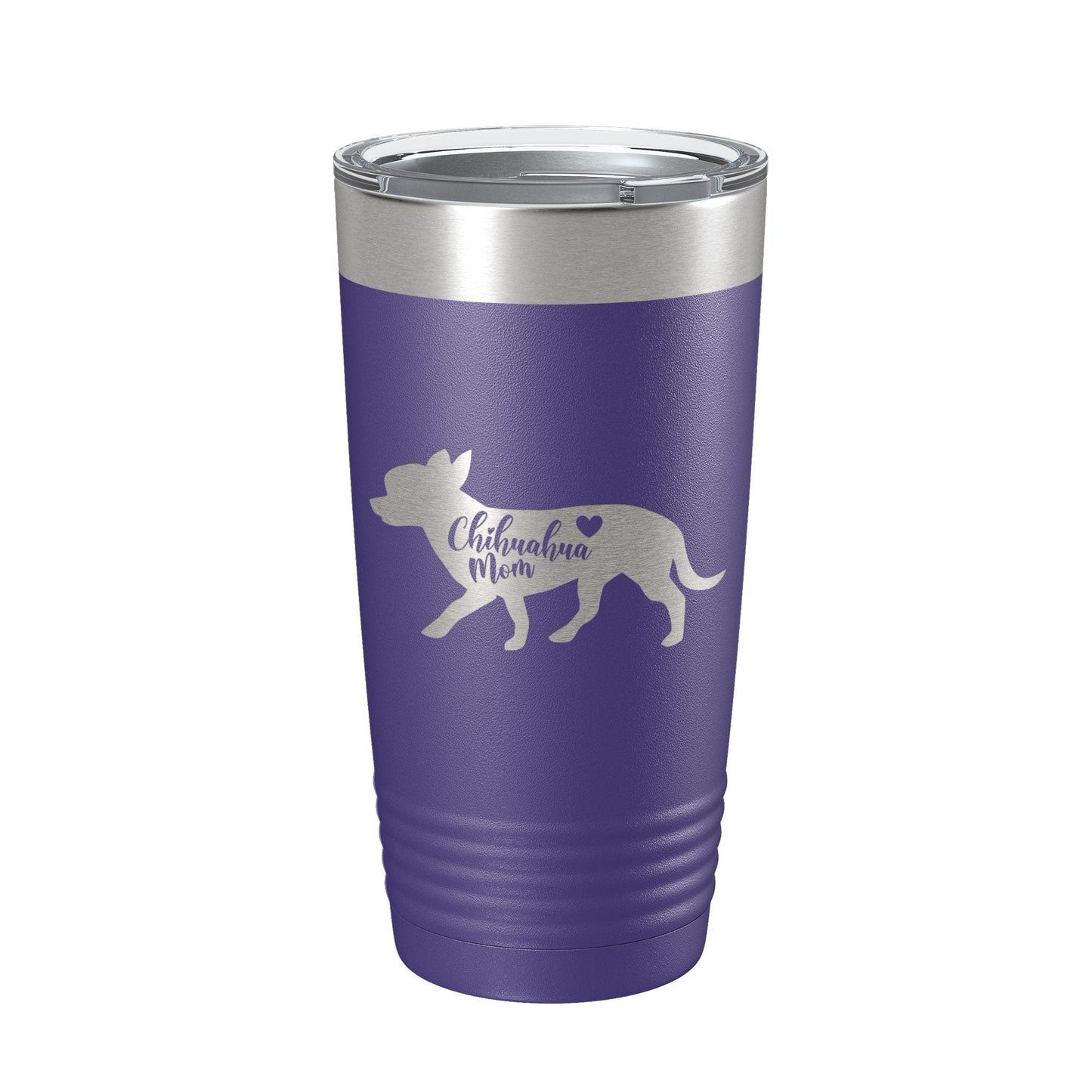 Chihuahua Mom Tumbler Dog Travel Mug Gift Insulated Laser Engraved Coffee Cup 20 oz-15