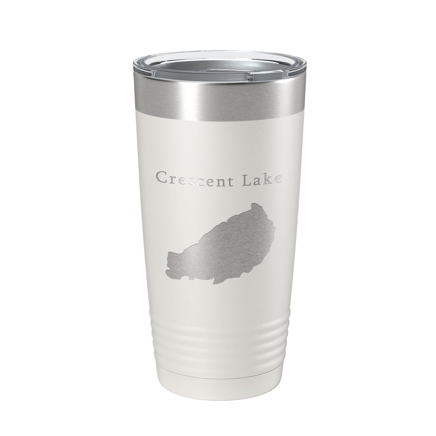 Crescent Lake Map Tumbler Travel Mug Insulated Laser Engraved Coffee Cup Oregon 20 oz-7