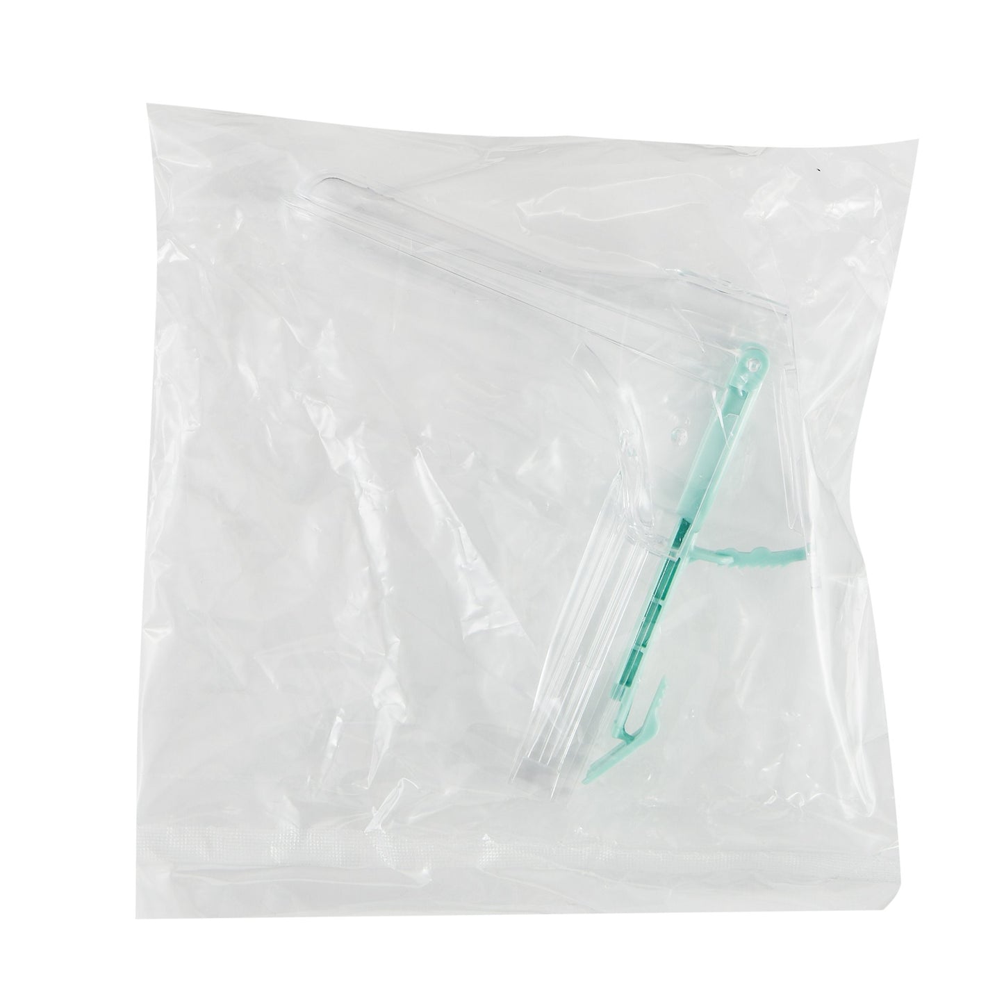 Vaginal Speculum McKesson Graves NonSterile Office Grade Acrylic Medium Double Blade Duckbill Disposable Corded Light Source Compatible