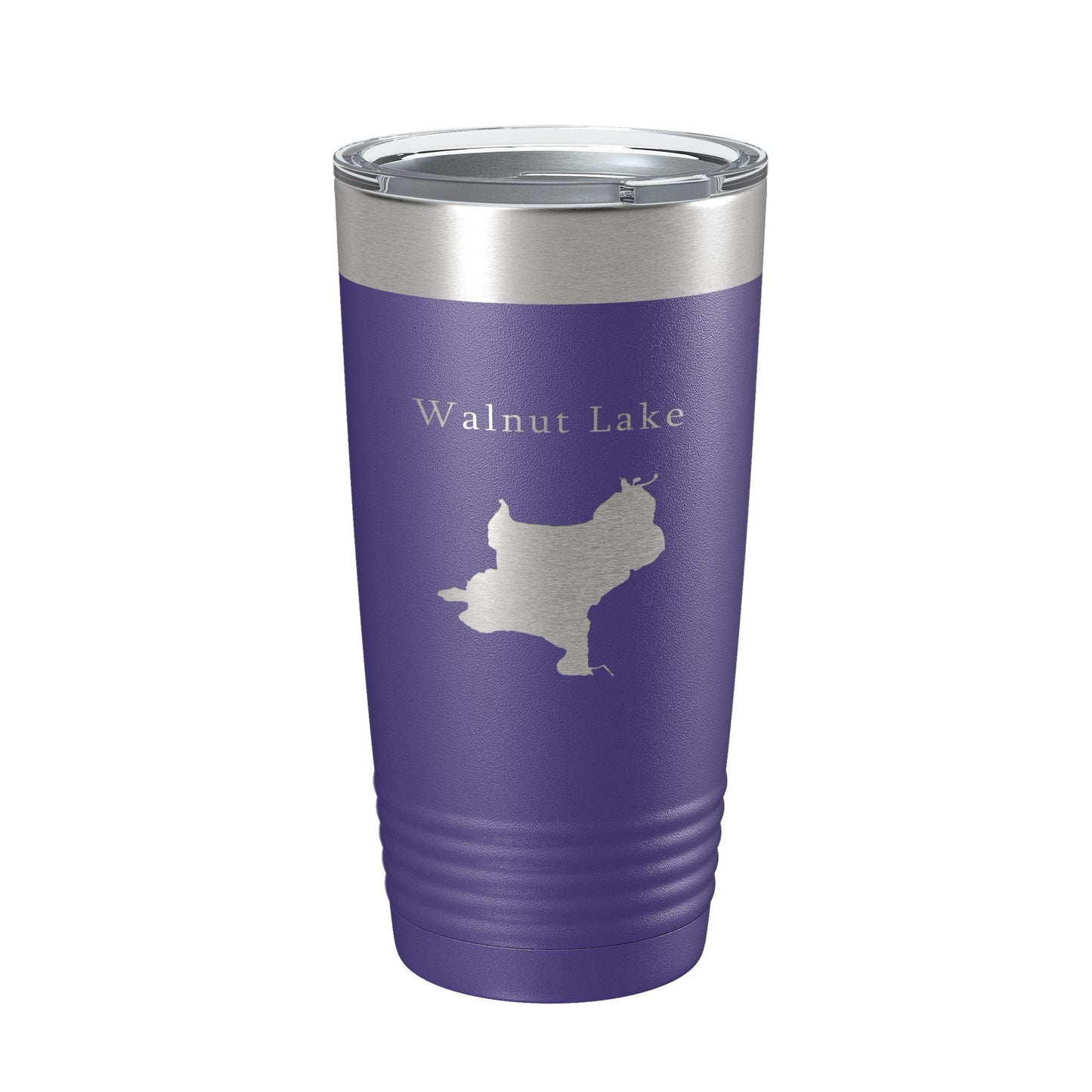 Walnut Lake Map Tumbler Travel Mug Insulated Laser Engraved Coffee Cup Michigan 20 oz-15