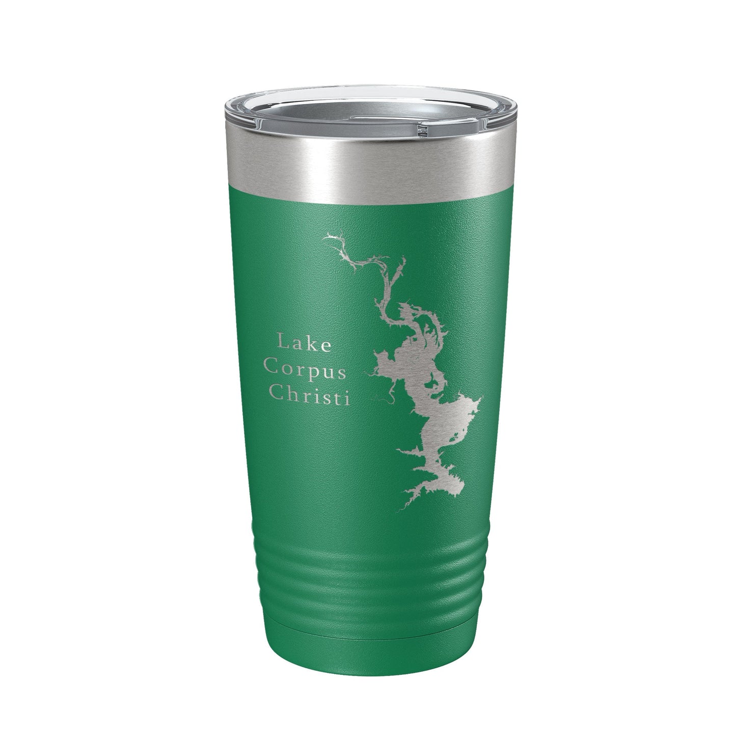 Lake Corpus Christi Map Tumbler Travel Mug Insulated Laser Engraved Coffee Cup Texas 20 oz-9