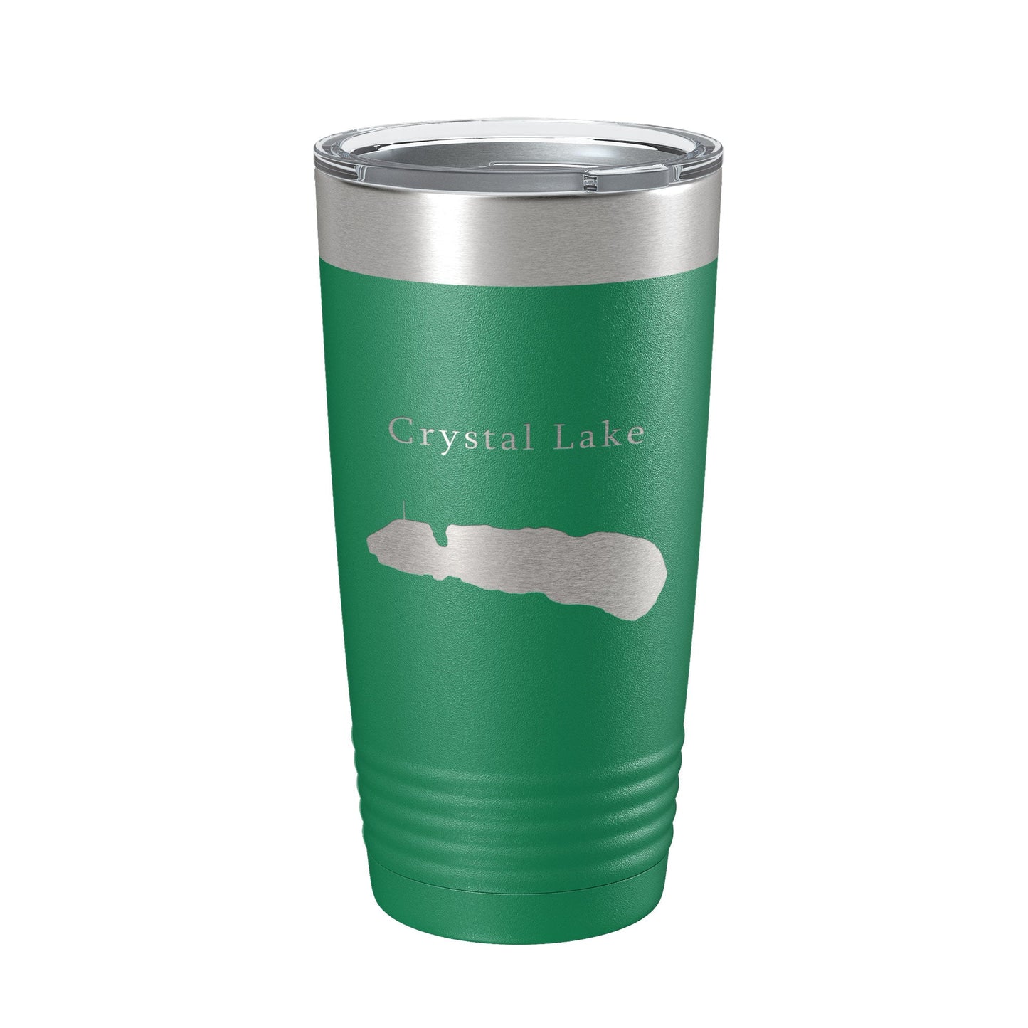 Crystal Lake Map Tumbler Travel Mug Insulated Laser Engraved Coffee Cup Illinois 20 oz-9