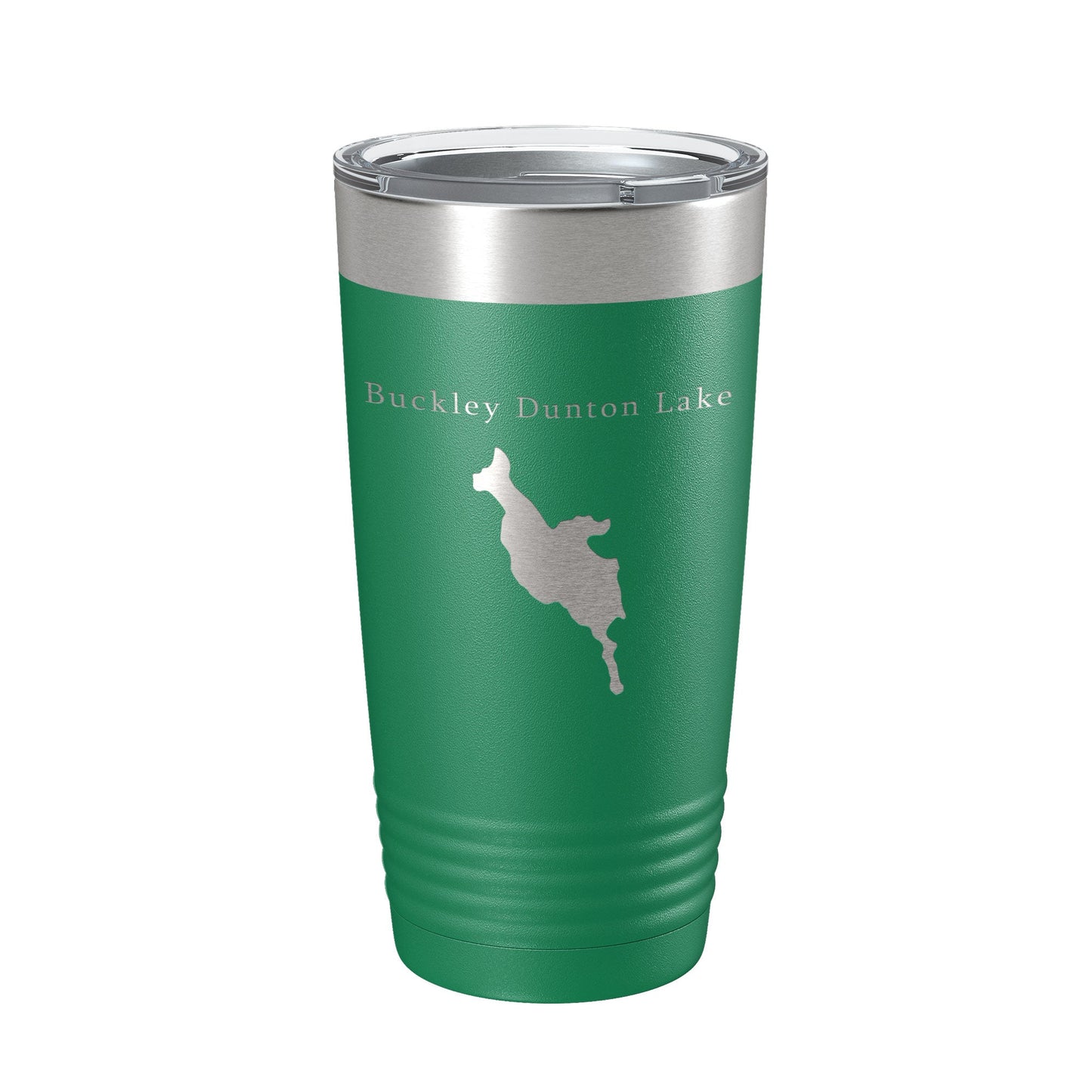 Buckley Dunton Lake Map Tumbler Travel Mug Insulated Laser Engraved Coffee Cup Massachusetts 20 oz-9