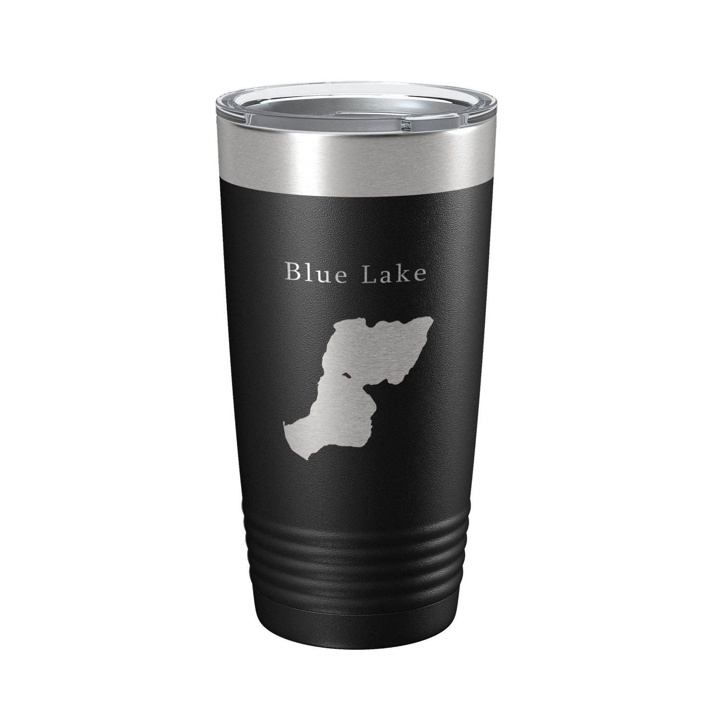 Blue Lake Map Tumbler Travel Mug Insulated Laser Engraved Coffee Cup Colorado 20 oz-5