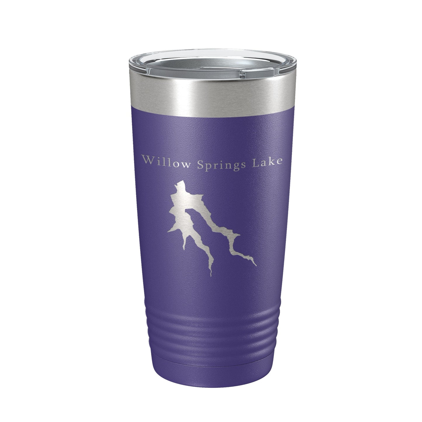 Willow Springs Lake Map Tumbler Travel Mug Insulated Laser Engraved Coffee Cup Arizona 20 oz-15