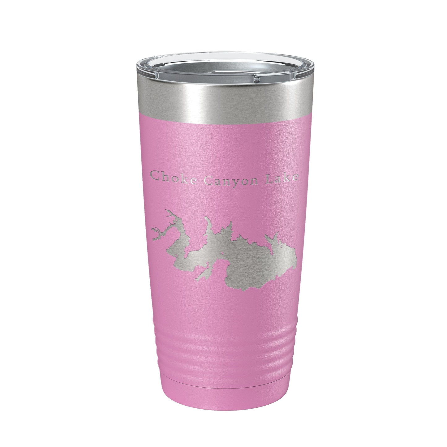 Choke Canyon Lake Map Tumbler Travel Mug Insulated Laser Engraved Coffee Cup Texas 20 oz-14