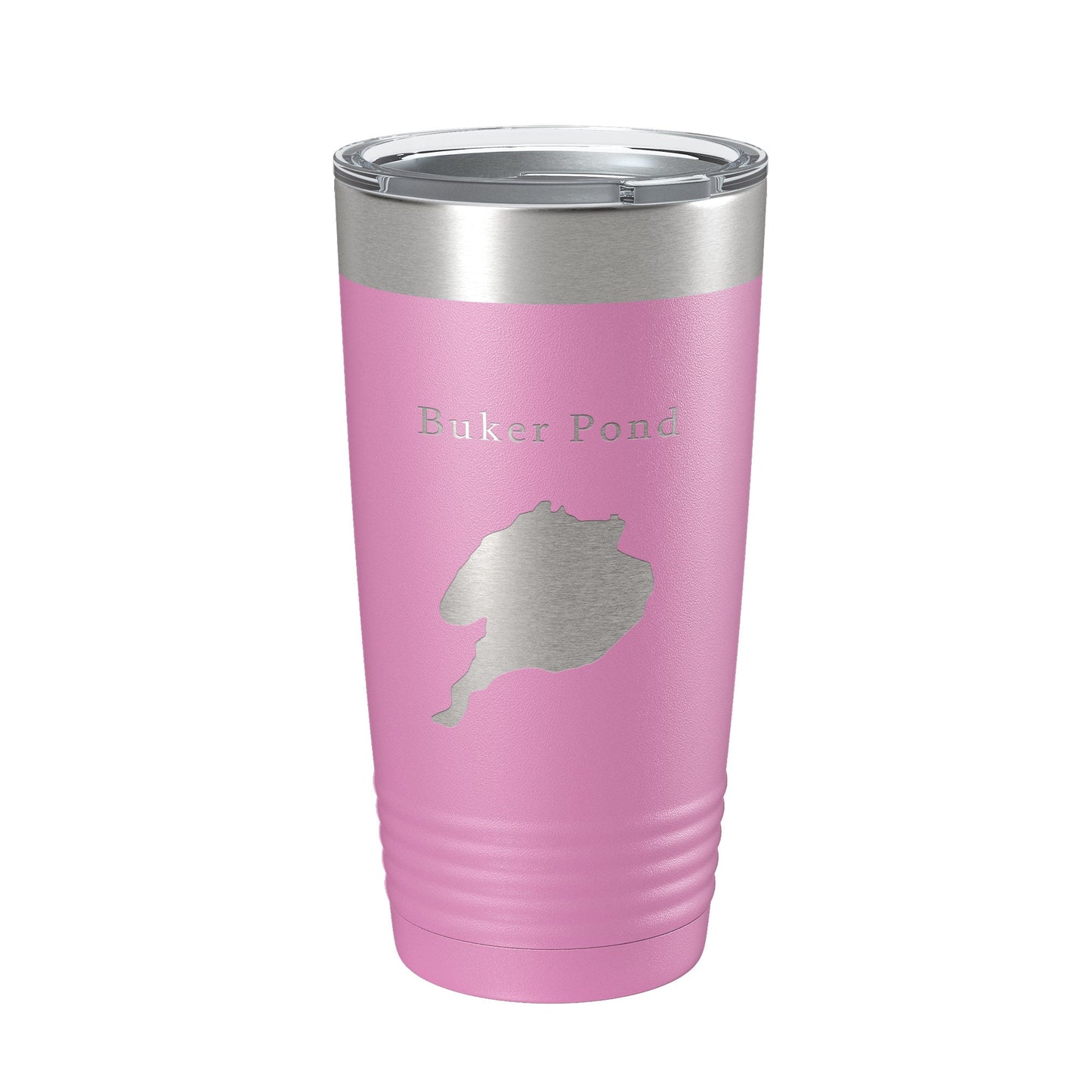 Buker Pond Tumbler Lake Map Travel Mug Insulated Laser Engraved Coffee Cup Maine 20 oz-14