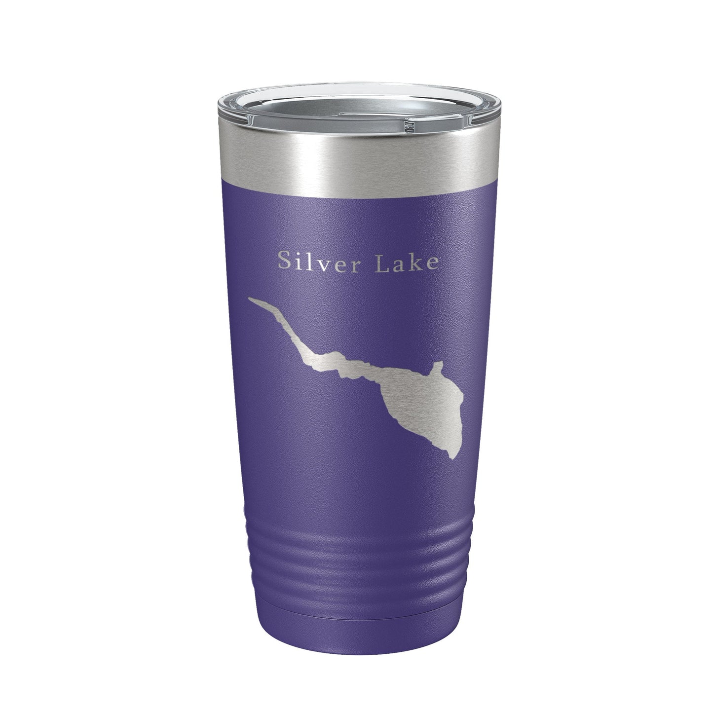 Silver Lake Map Tumbler Travel Mug Insulated Laser Engraved Coffee Cup Delaware 20 oz-15
