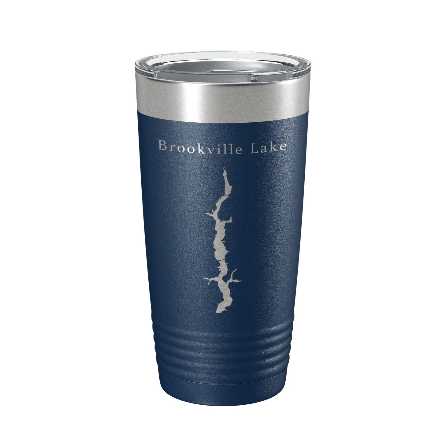 Brookville Lake Map Tumbler Travel Mug Insulated Laser Engraved Coffee Cup Indiana 20 oz-8