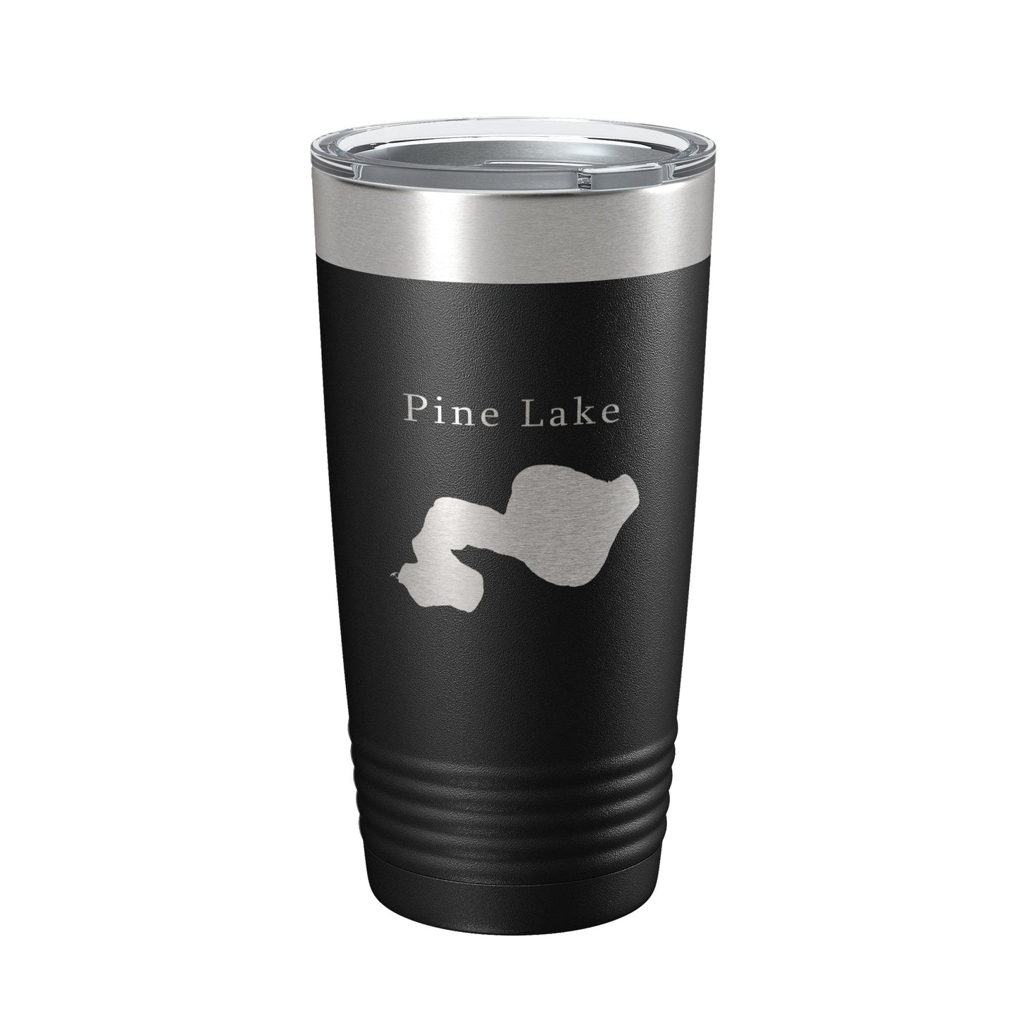 Pine Lake Map Tumbler Travel Mug Insulated Laser Engraved Coffee Cup Michigan 20 oz-5