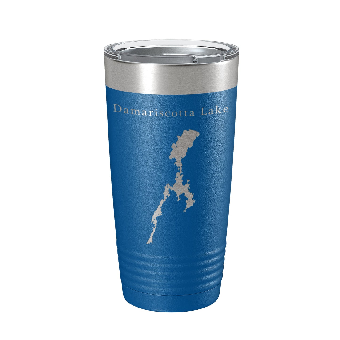 Damariscotta Lake Map Tumbler Travel Mug Insulated Laser Engraved Coffee Cup Maine 20 oz-6
