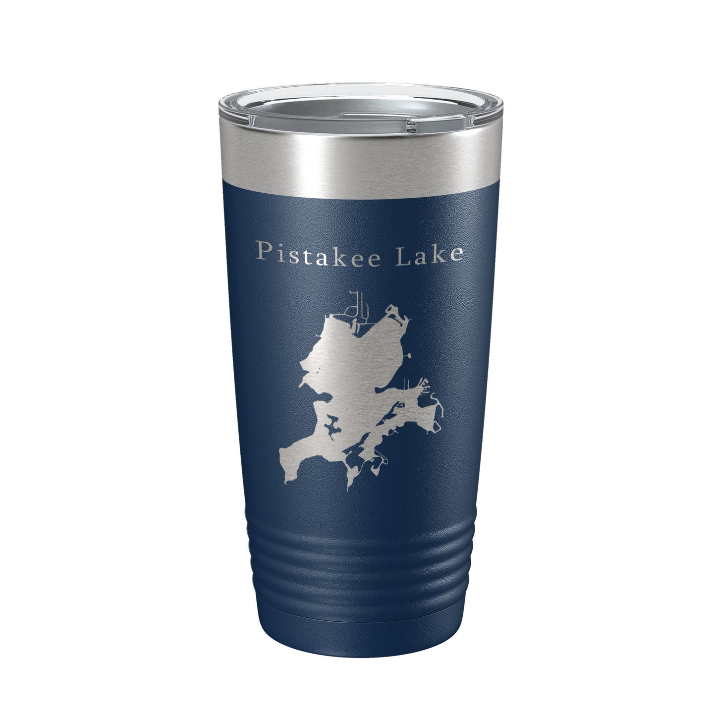 Pistakee Lake Map Tumbler Travel Mug Insulated Laser Engraved Coffee Cup Illinois 20 oz-8