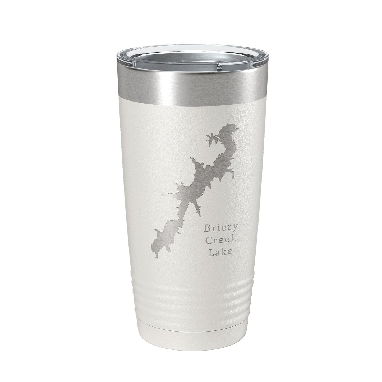 Briery Creek Lake Map Tumbler Travel Mug Insulated Laser Engraved Coffee Cup Virginia 20 oz-7