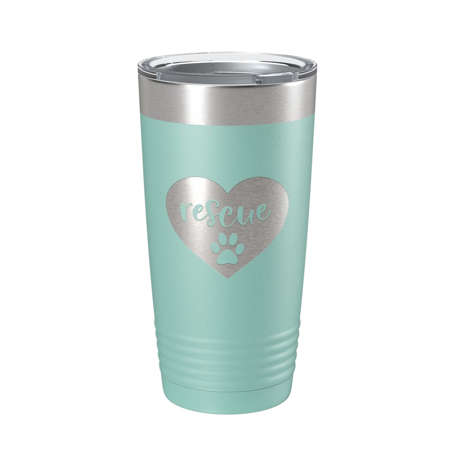 Rescue Dog Tumbler Love Heart Travel Mug Gift Insulated Laser Engraved Coffee Cup 20 oz-12
