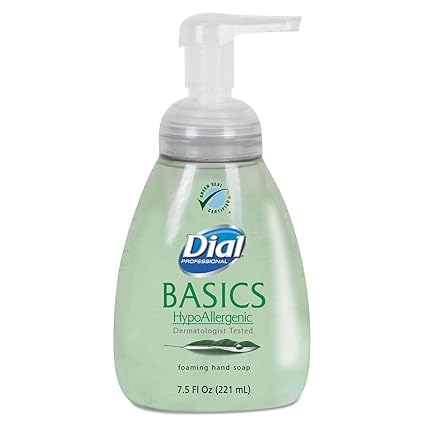 Dial® Basics Hypoallergenic Liquid & Foam Soap, DIL 1700006042