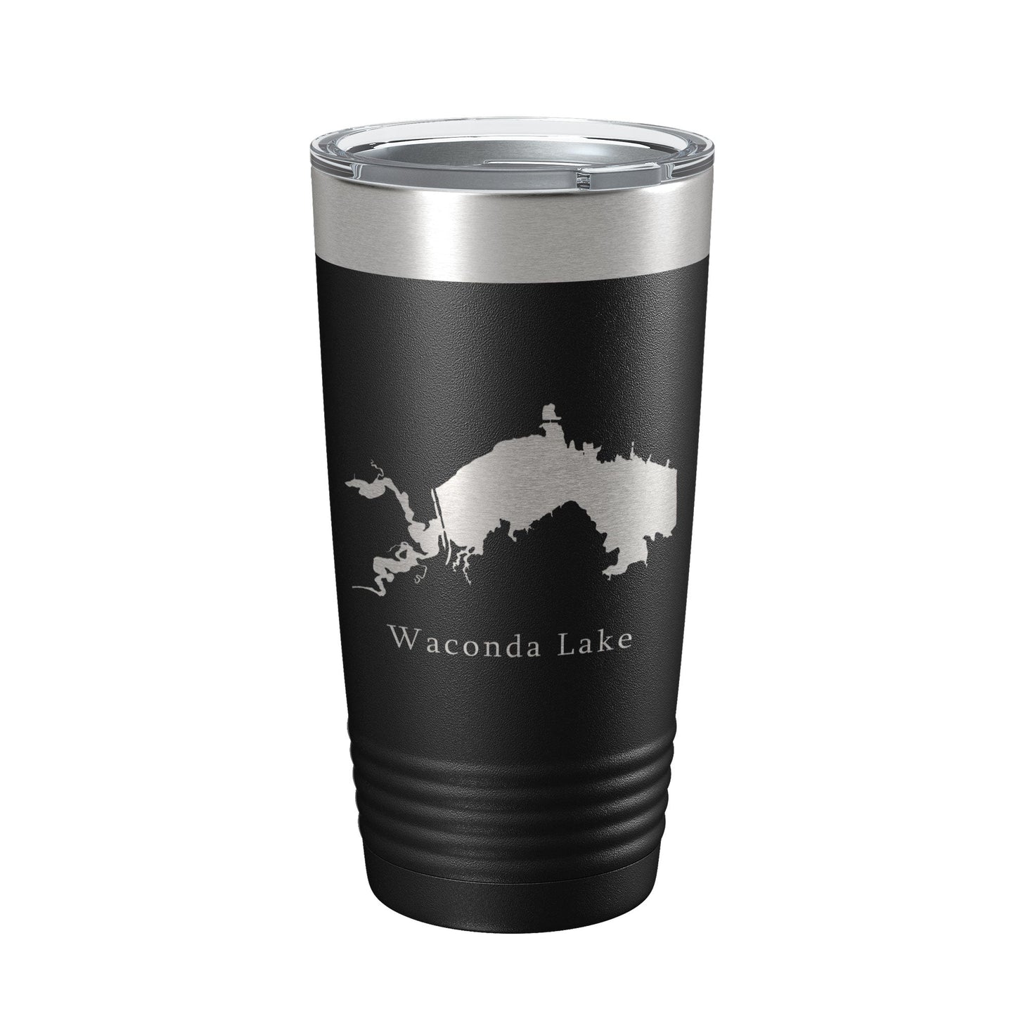 Waconda Lake Map Tumbler Travel Mug Insulated Laser Engraved Coffee Cup Kansas 20 oz-5