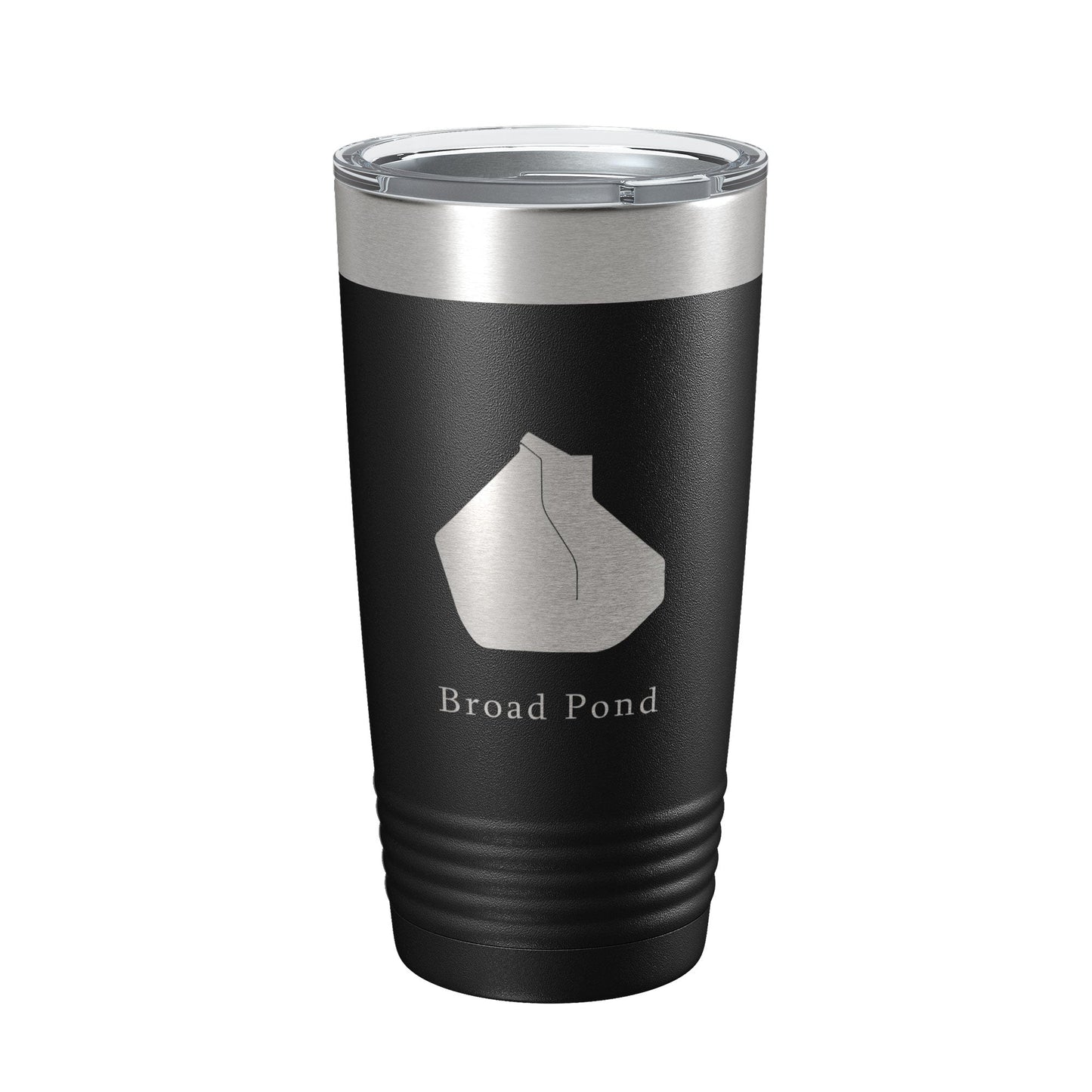 Broad Pond Tumbler Lake Map Travel Mug Insulated Laser Engraved Coffee Cup Indiana 20 oz-5