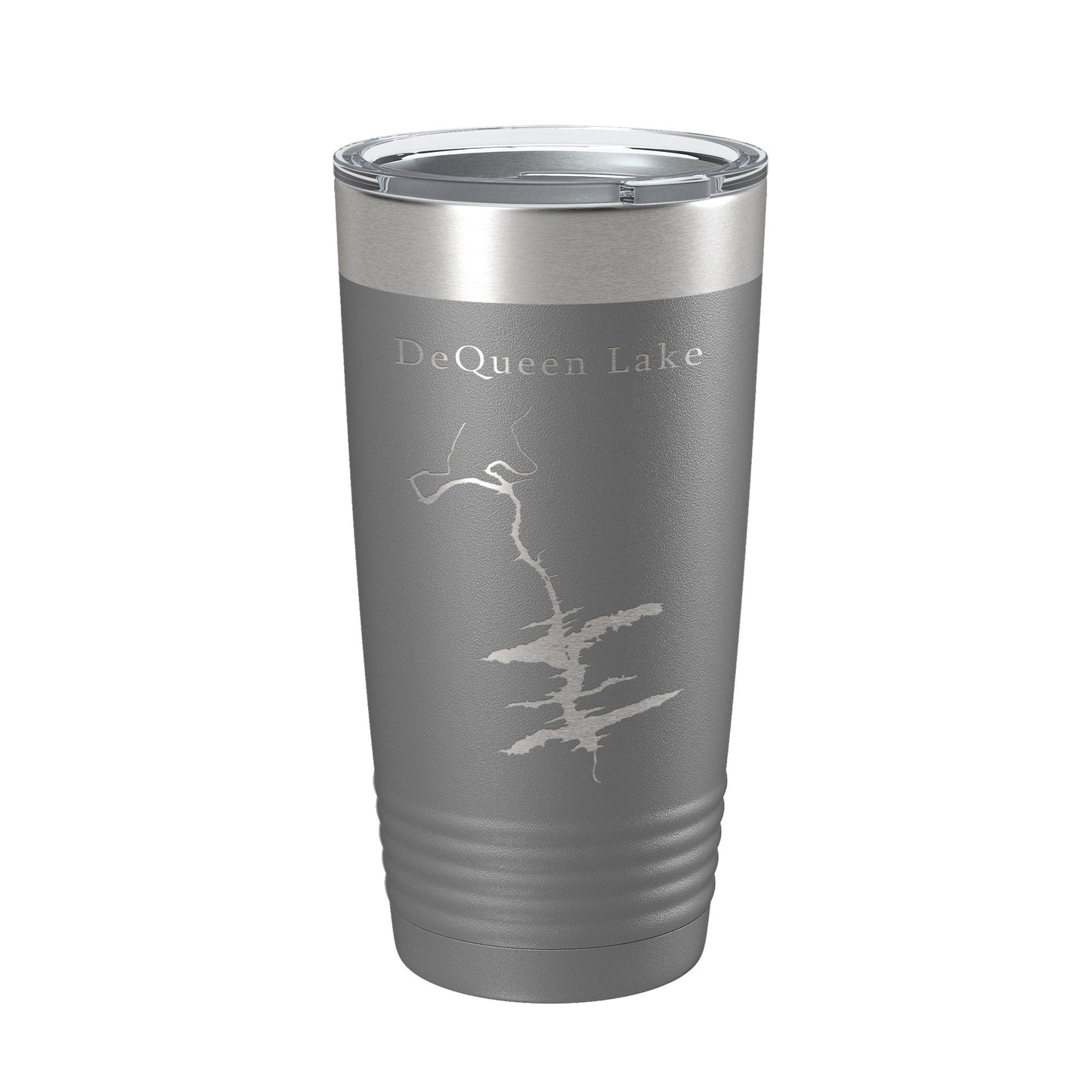 DeQueen Lake Map Tumbler Travel Mug Insulated Laser Engraved Coffee Cup Arkansas 20 oz-16