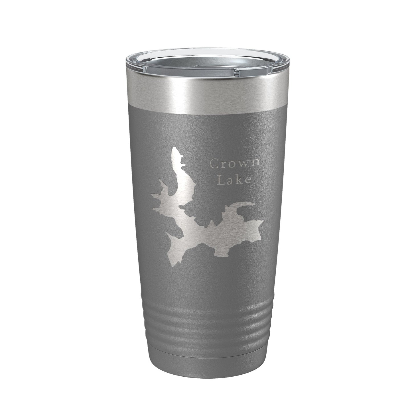 Crown Lake Map Tumbler Travel Mug Insulated Laser Engraved Coffee Cup Arkansas 20 oz-16