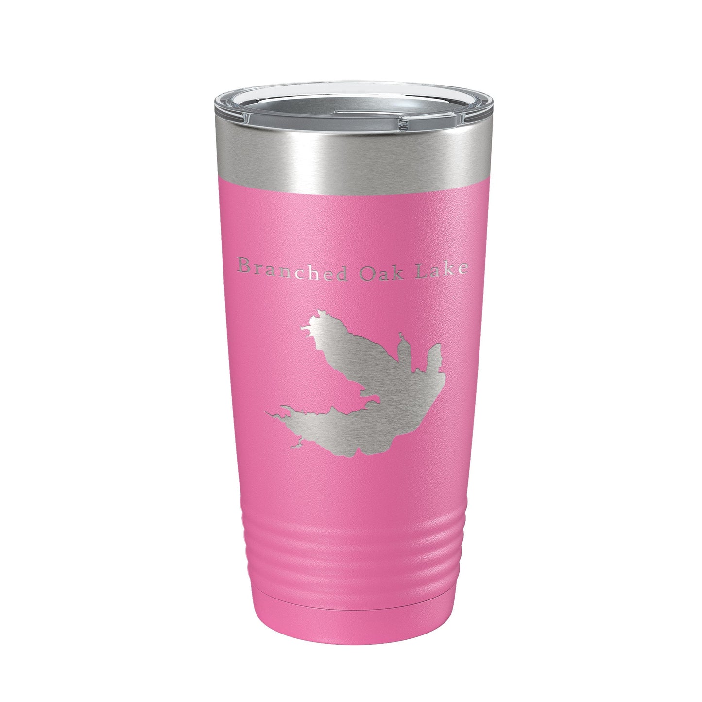 Branched Oak Lake Map Tumbler Travel Mug Insulated Laser Engraved Coffee Cup Nebraska 20 oz-11
