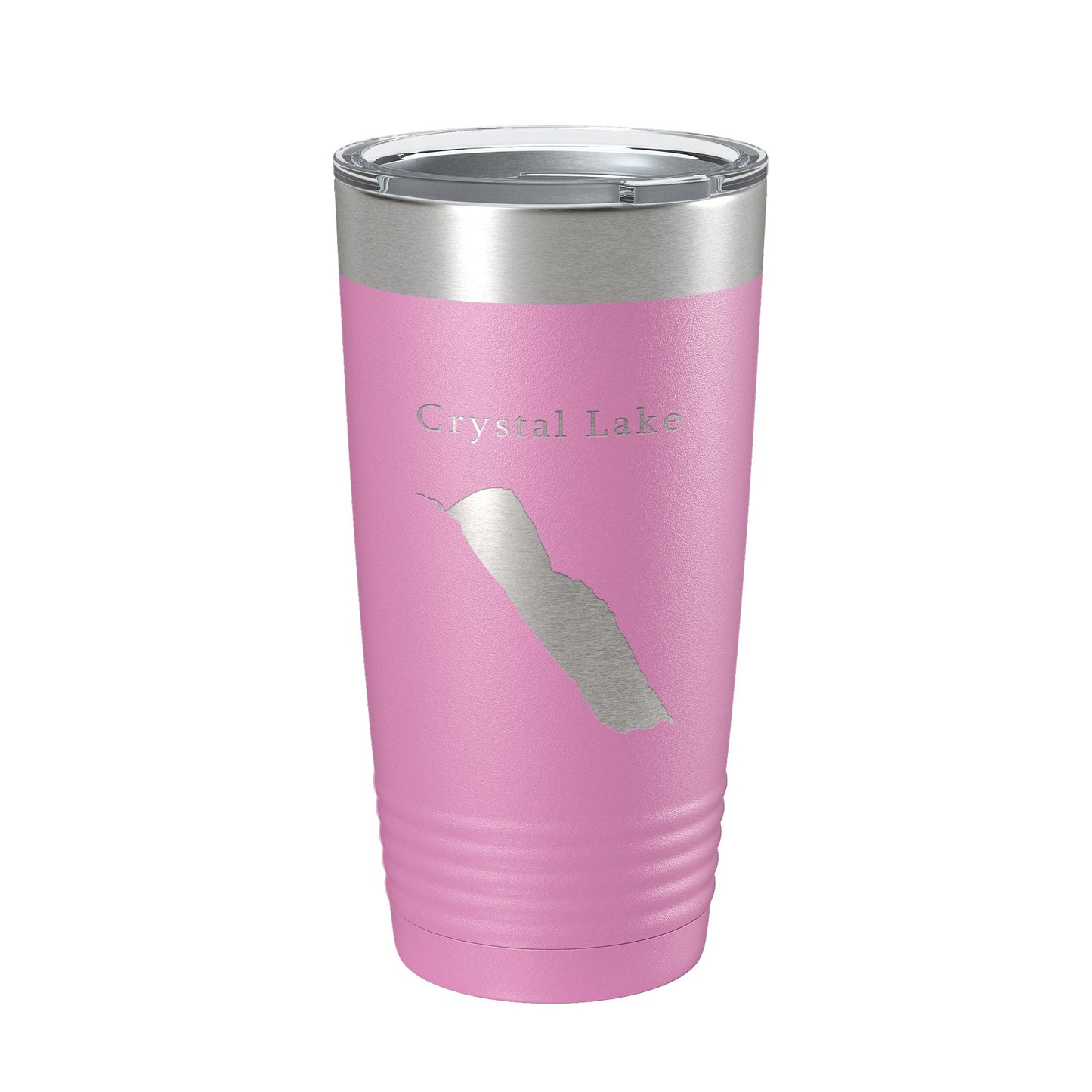 Crystal Lake Map Tumbler Travel Mug Insulated Laser Engraved Coffee Cup Vermont 20 oz-14