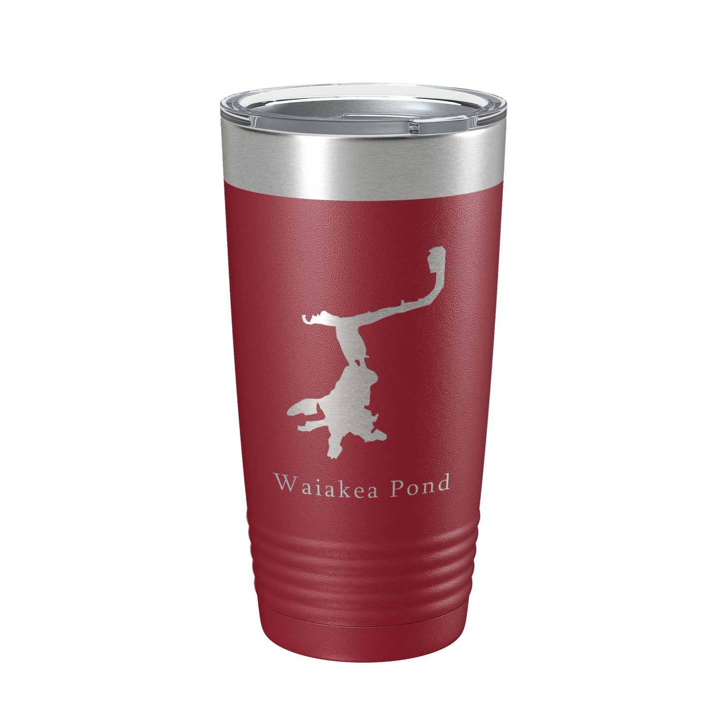 Waiakea Pond Tumbler Lake Map Travel Mug Insulated Laser Engraved Coffee Cup Hawaii 20 oz-18