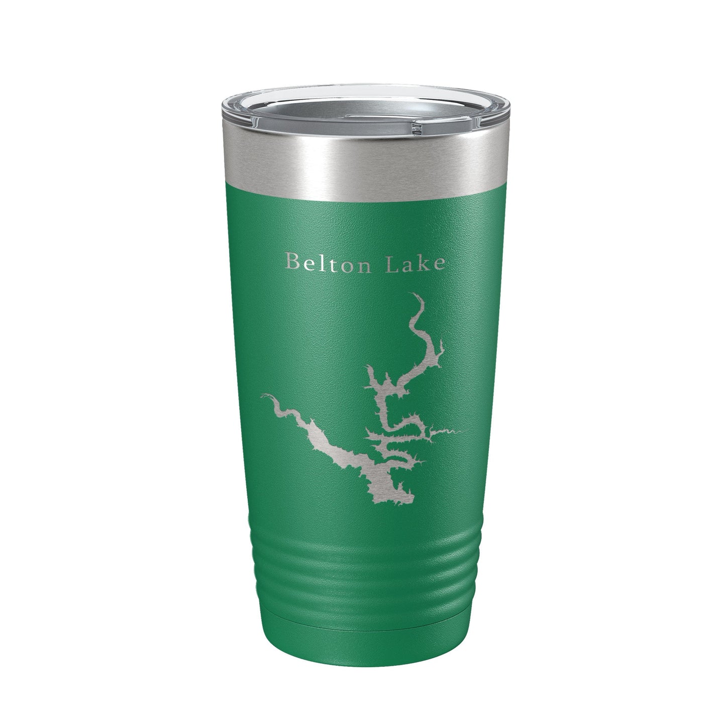 Belton Lake Map Tumbler Travel Mug Insulated Laser Engraved Coffee Cup Texas 20 oz-9