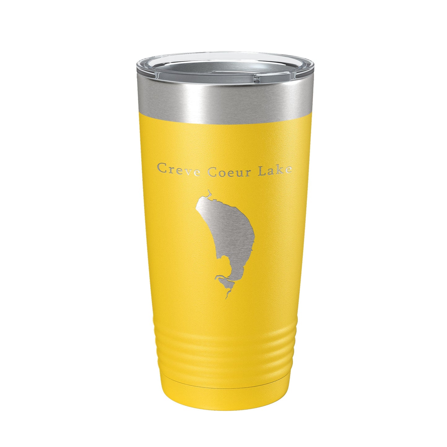 Creve Coeur Lake Map Tumbler Travel Mug Insulated Laser Engraved Coffee Cup St. Louis, Missouri 20 oz-19
