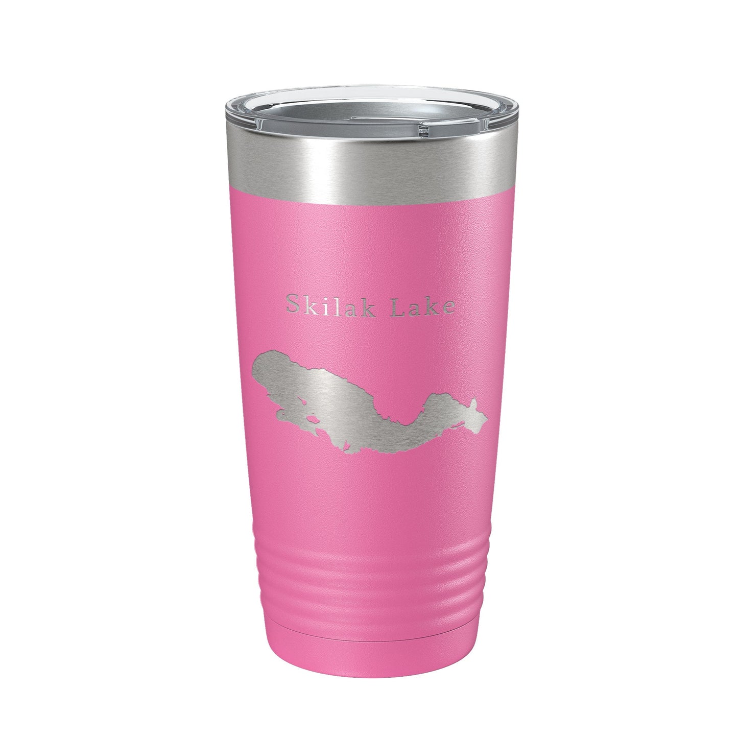 Skilak Lake Map Tumbler Travel Mug Insulated Laser Engraved Coffee Cup Alaska 20 oz-11