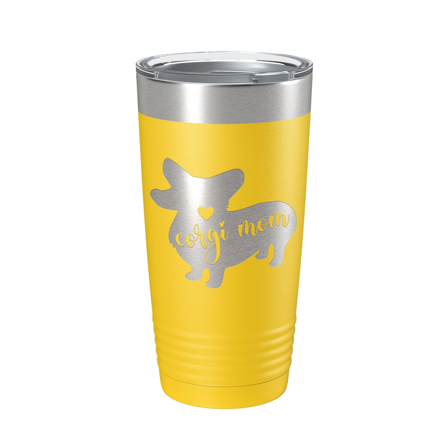 Corgi Mom Tumbler Dog Travel Mug Gift Insulated Laser Engraved Coffee Cup 20 oz-19