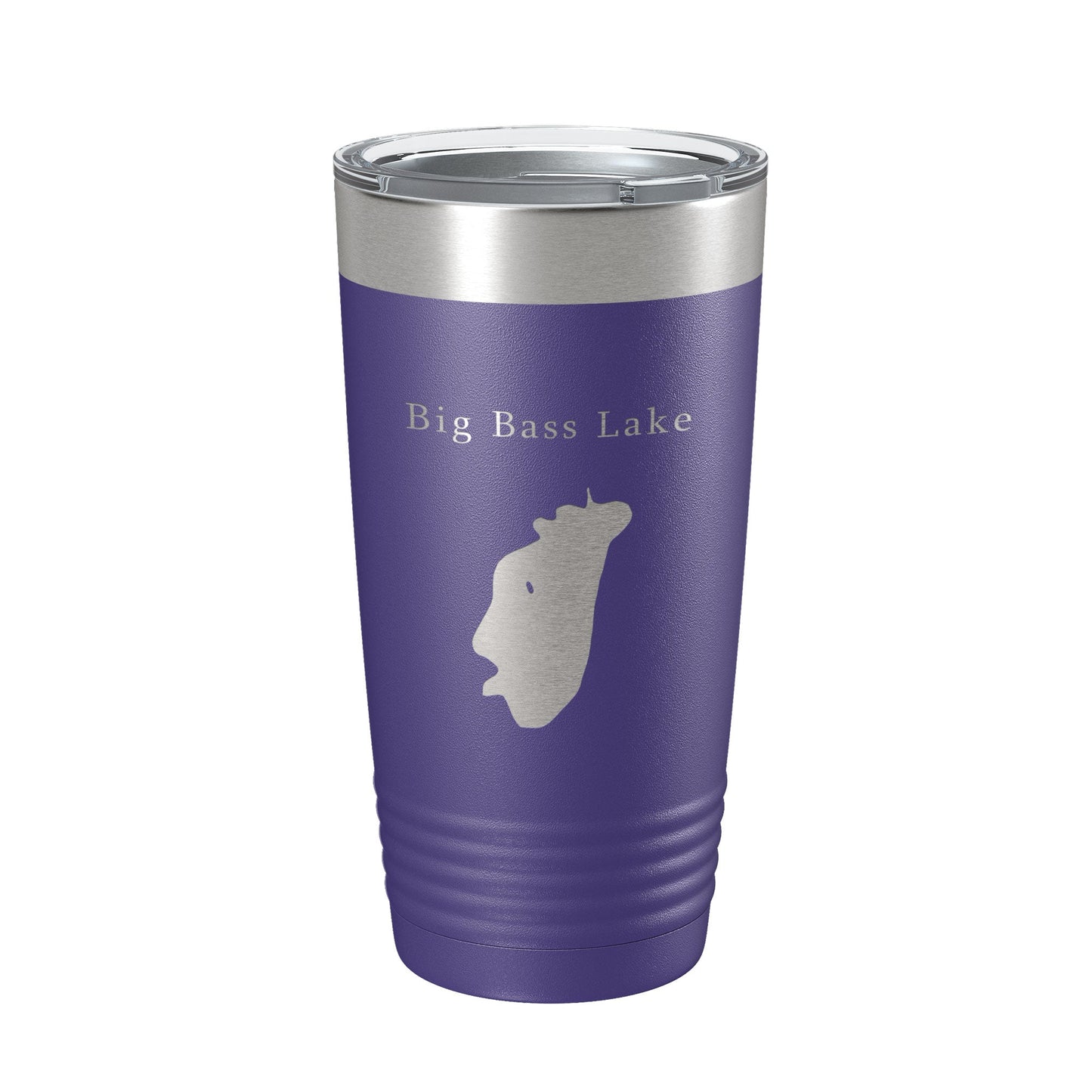 Big Bass Lake Map Tumbler Travel Mug Insulated Laser Engraved Coffee Cup Pennsylvania 20 oz-15