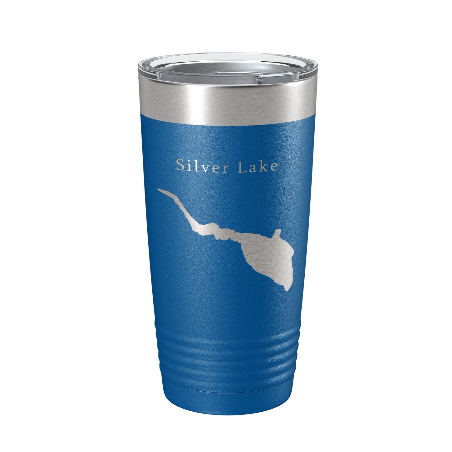 Silver Lake Map Tumbler Travel Mug Insulated Laser Engraved Coffee Cup Delaware 20 oz-6