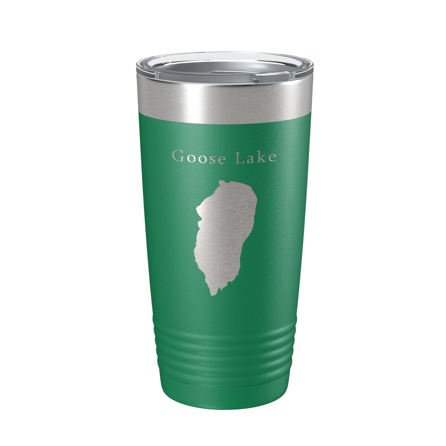 Goose Lake Map Tumbler Travel Mug Insulated Laser Engraved Coffee Cup California Oregon 20 oz-9