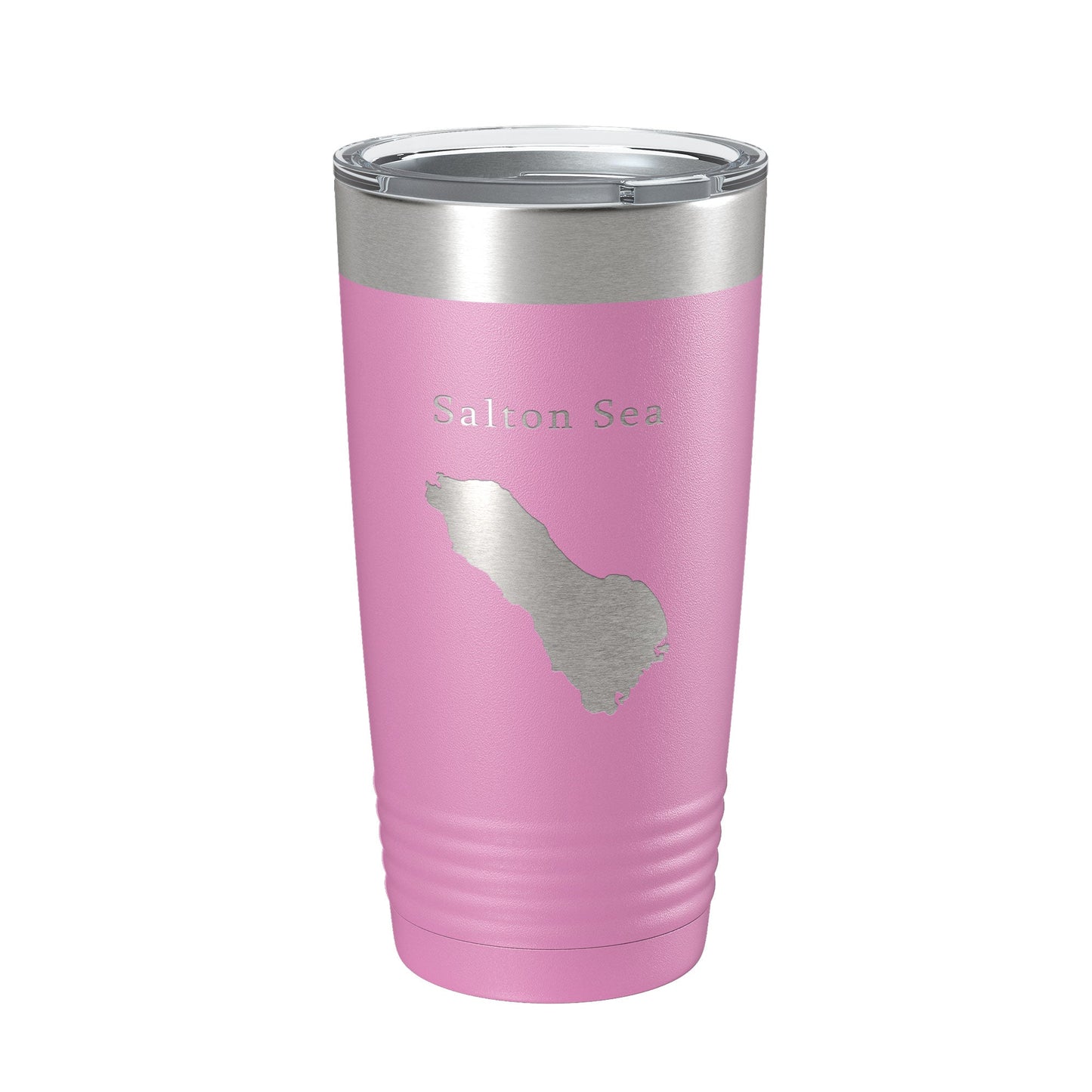 Salton Sea Tumbler Lake Map Travel Mug Insulated Laser Engraved Coffee Cup California 20 oz-14